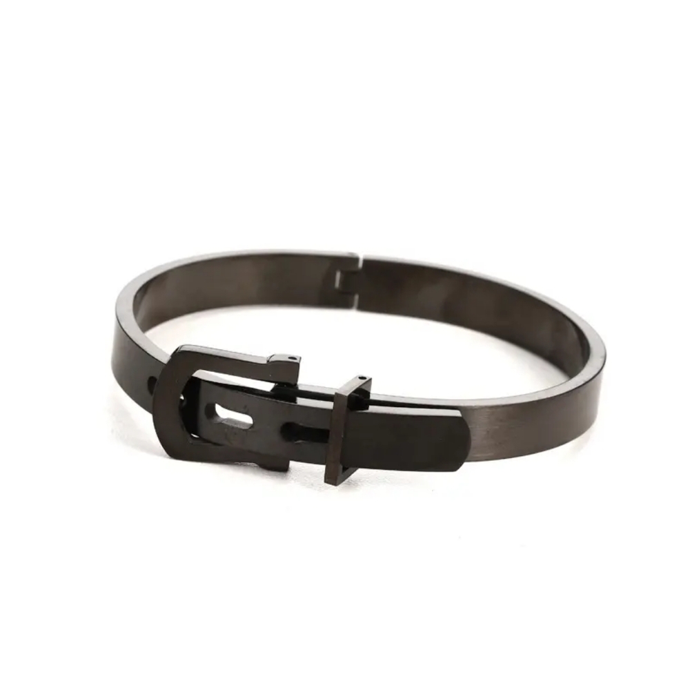 Black Buckle Bracelet